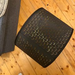 Black and gold lampshade