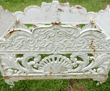 Victorian Cast Iron Garden Trough Planter