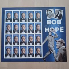 Bob Hope Stamps Sheet of 20 USPS United States Postal Service Issue 2009 NEW