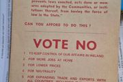 irish polictical leaflet