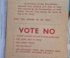irish polictical leaflet