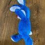 Blue Kinder Bunny Plush Toy Image 4