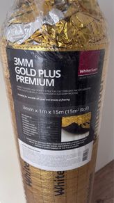 laminate underlay Whiteriver 3mm Gold plus premium