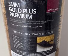 laminate underlay Whiteriver 3mm Gold plus premium