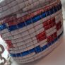 Funky Retro Vintage American Wicker Box Bag Image 3
