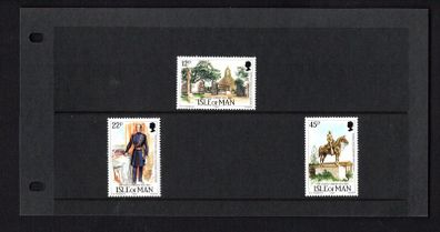 1985 Isle of Man Birth Centenary of Lieutenant Sir Mark Cubbon (Indian Administrator)  1785-1861 Commemorative Stamps Presentation Pack