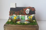 Handcrafted tiny wooden cottage
