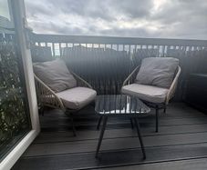 2 seater table and chairs garden furniture