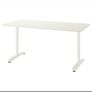 Combo - Office Desk + Desk Raiser - Vivo 122cm Black, DESK-V048V + IKEA Bekant Desk Image 6