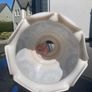 Vintage milk glass light shade free postage Image 2