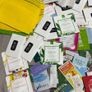 Over 100 pcs bundle of Korean skincare samples bundle bloating paper and exfoliating gloves all new perfect for travel or try before you buy full size Image 2