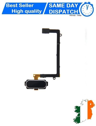 Home Button Fingerprint Reader Flex Cable for Samsung Galaxy S6 Edge /G925 Black - FHT11SMFC