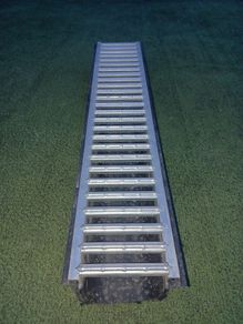 Drainage Channel, Galvanised Steel 62 cm