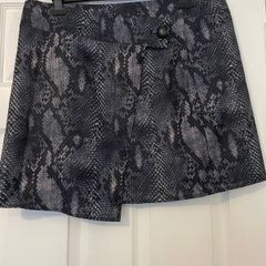 Pretty Little Thing Plus Snake Print Skirt - Size  20 - New With Tags