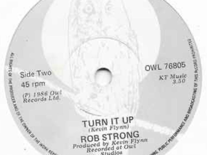 Rare Rob Strong single vinyl record. You lost that loving feeling Rare translucent. Vinyl goes brown when a bright light shines through it