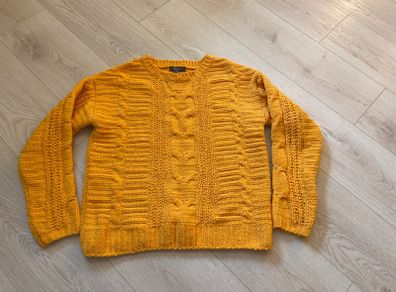 Ladies Mustard Chenille jumper Size XS