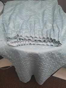 Pair of Duck Egg Blue Curtains