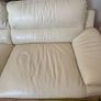 Italian Leather 3 Piece Suite  2 Seater Sofa + 2 Armchairs Image 2
