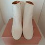 Sezane White Leather Ankle Boots - Size 40 - Worn Twice - RRP E200 Image 5