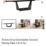 Extendable Ceramic Dining Table 1.8-2.7m Image 9