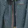 Mens quilted leather jacket Image 4