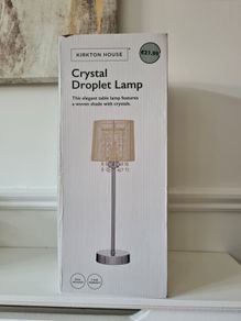 Crystal Droplet Lamp BRAND NEW!!!