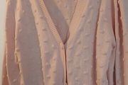 womens cotton pink cardigan size 18