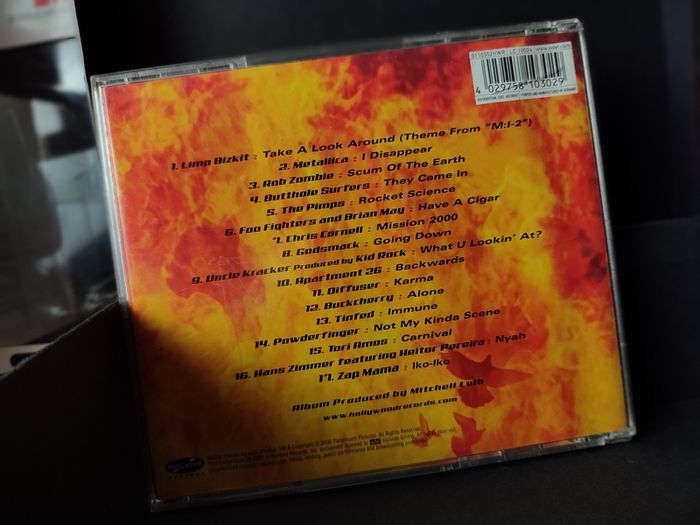 Mission Impossible 2: Music From And Inspired By! Soundtrack ! 2000 ! CD !