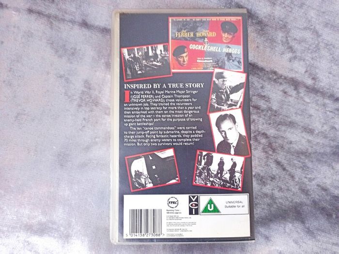 Cockleshell  Heroes  War Movie  Vhs
