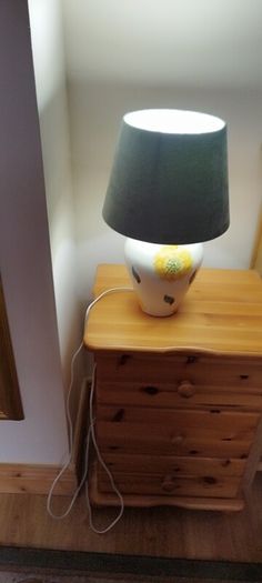 Vintage Avoca Blue lamp