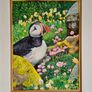 ,,Puffin at Saltee Island'' | oil Painting | Framed Image 5