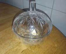 Rcr Crystal Bowl with Lid - Made in Italy