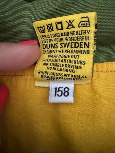 Duns Sweden Organic Green Cotton bicycle coat 158
