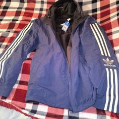 A new adidas Men's Micro Padded Hooded Jacket UK L