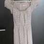 A-Wear mink/fawn/mushroom coloured ladies dress with balck spotty design size 8/small Image 8