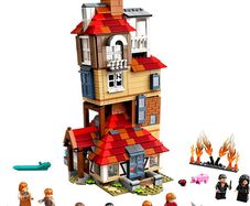 Lego Harry Potter 75980: Attack on The Burrow (2020) 100% Complete (NO BOX)