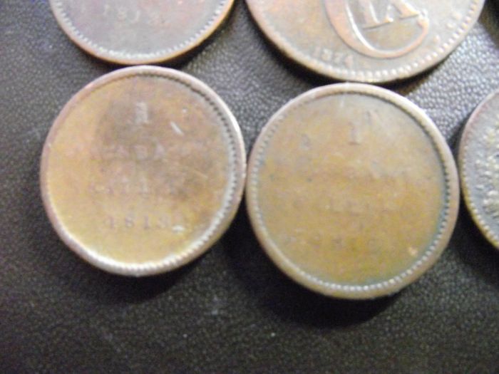 Lot Of Old Danish Coins (1813-1874)
