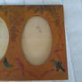 vintage wooden double photo frame Image 3