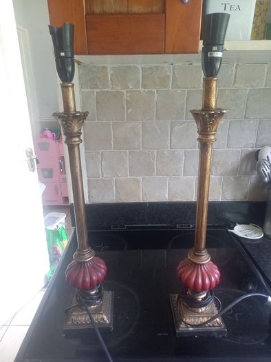 table lamps x2