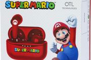 Super Mario  Wireless Earphones with Charging Case Red