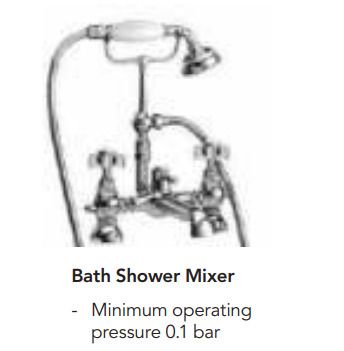 Clearance: CAVENDISH  Bath Shower Mixer