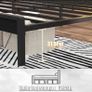 King Metal Bed Frame with USB Charging Station, LED Lights & Storage Headboard Image 5