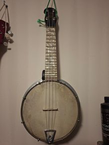 Rare Original 1930's Broadcaster Banjolele