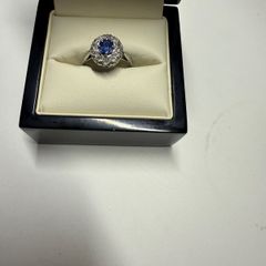 Vintage Sapphire and Diamond ring