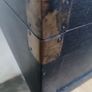 Vintage Black Wooden Chest Image 4