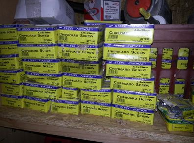 screws/steel nails