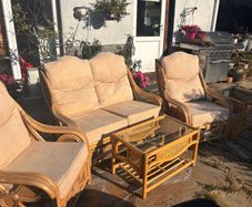 5 piece rattan conservatory furniture suite