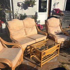 5 piece rattan conservatory furniture suite