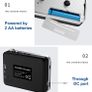 Portable Cassette Player/Cassette to MP3 Converter Capture Cassette Tape to MP3/CD Audio via USB (FREE POSTAGE) Image 4