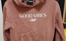 Pink hoodie by Skechers